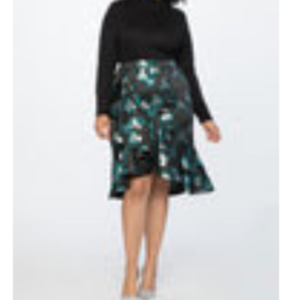 Eloquii brocade skirt, size 26